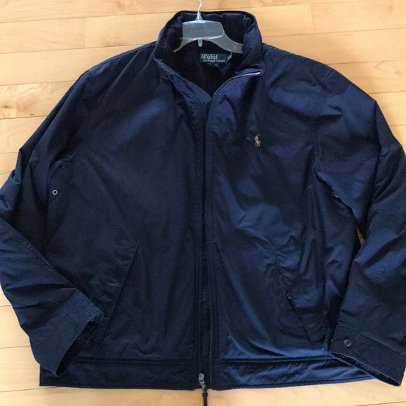 polo rain jacket mens